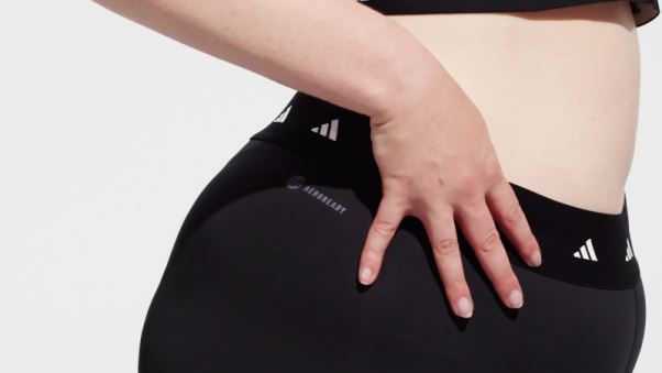 Legging Techfit Period-proof 7/8 Noir (grande Taille) Adidas