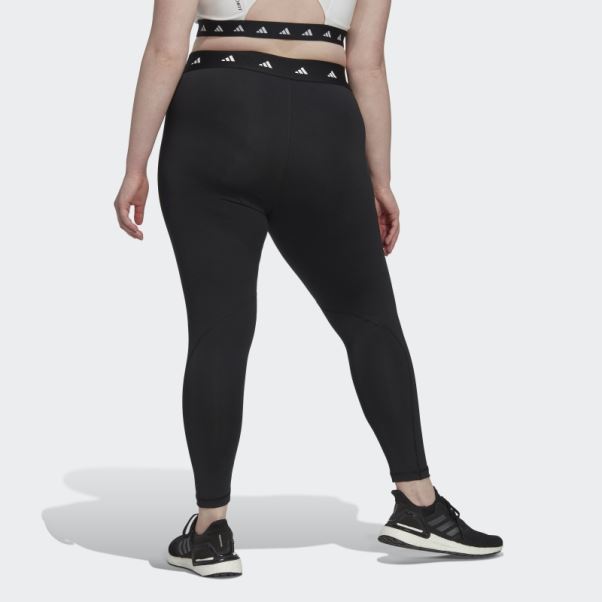 Legging Techfit Period-proof 7/8 Noir (grande Taille) Adidas