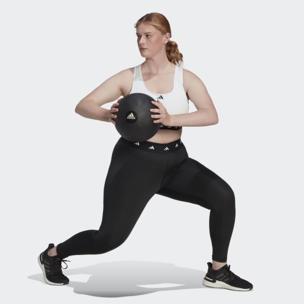 Legging Techfit Period-proof 7/8 Noir (grande Taille) Adidas