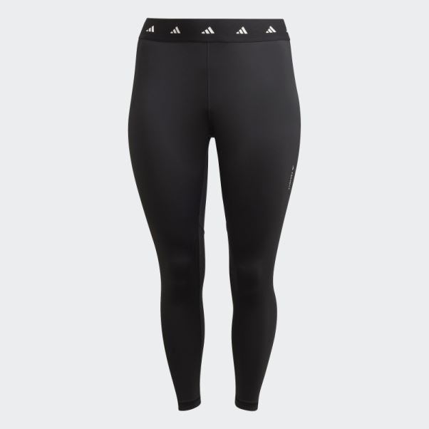 Legging Techfit Period-proof 7/8 Noir (grande Taille) Adidas
