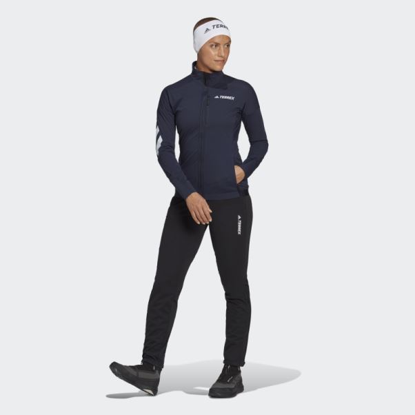 Veste Softshell De Ski De Fond Terrex Xperior Encre Adidas