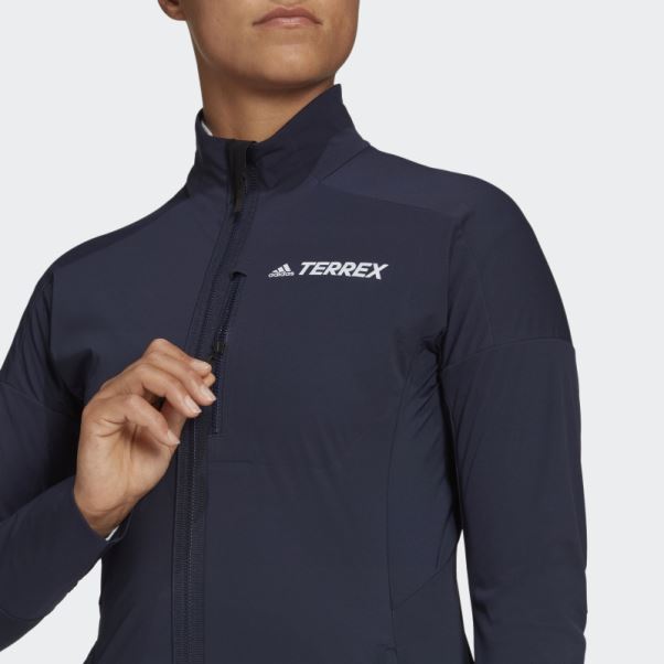 Veste Softshell De Ski De Fond Terrex Xperior Encre Adidas