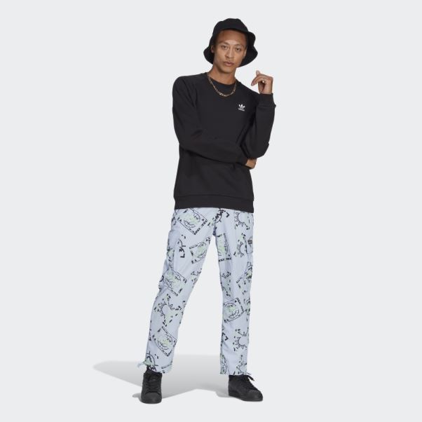 Sweat Ras Du Cou Trefoil Essentials Noir Adidas