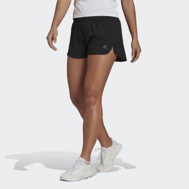 Short De Course Rapide Adidas Noir