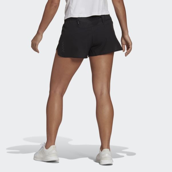 Short De Course Rapide Adidas Noir