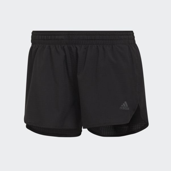 Short De Course Rapide Adidas Noir