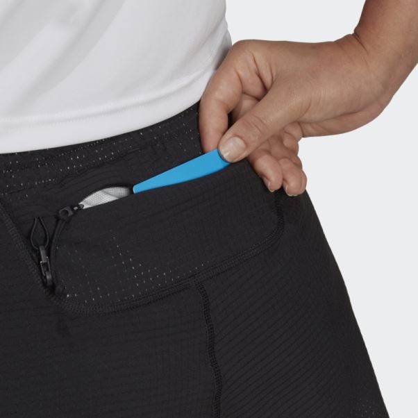 Short De Course Rapide Adidas Noir
