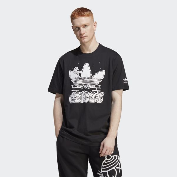 Graphique Hack The Elite Tee Adidas Noir