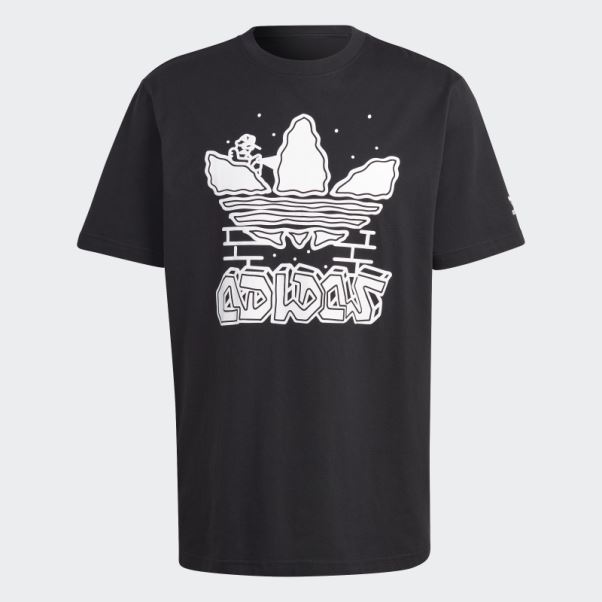 Graphique Hack The Elite Tee Adidas Noir