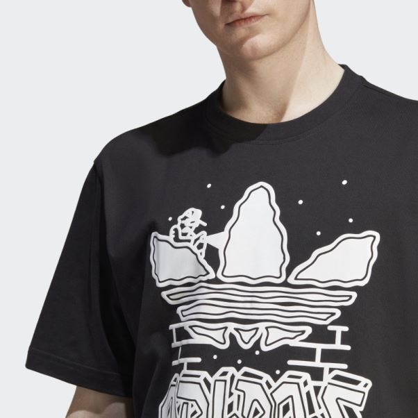 Graphique Hack The Elite Tee Adidas Noir