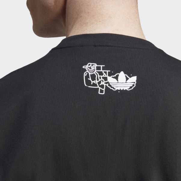 Graphique Hack The Elite Tee Adidas Noir