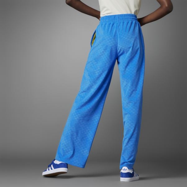 Oiseau Bleu Pantalon Adidas Adicolor Heritage Now Velours