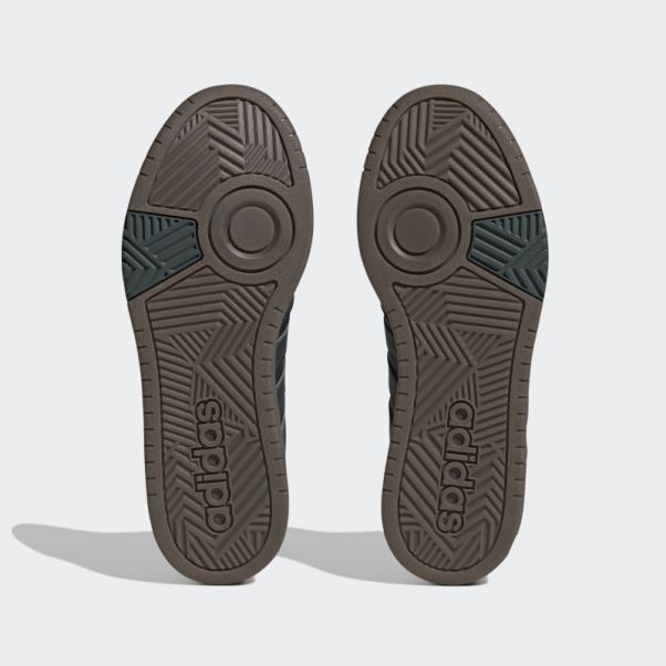 Adidas Hoops 3.0 Mid Lifestyle Basket Classique Doublure En Fourrure Chaussures D'hiver
