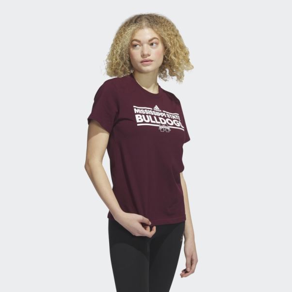 T-shirt à Manches Courtes Adidas Playmaker Bordeaux