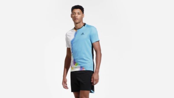 Tee Shirt Tennis Adidas Blanc