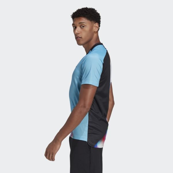 Tee Shirt Tennis Adidas Blanc