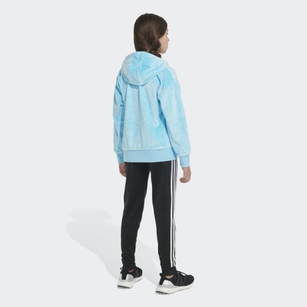 Sweat à Capuche Adidas Cosy Fleece Bleu