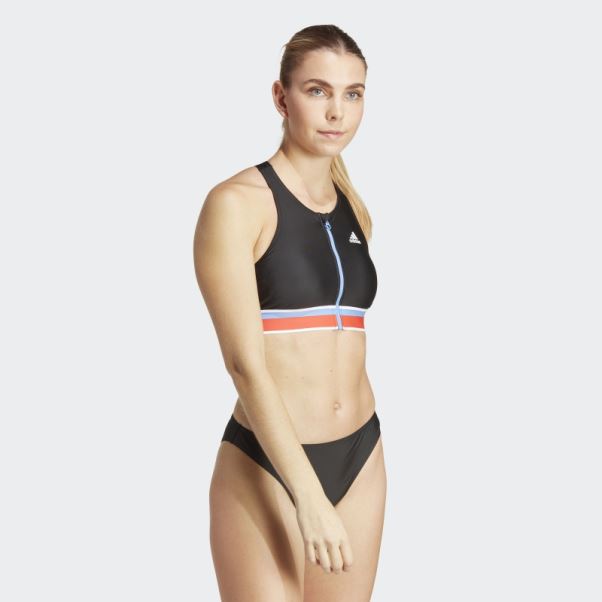 Bikini Bandeau Noir Adidas