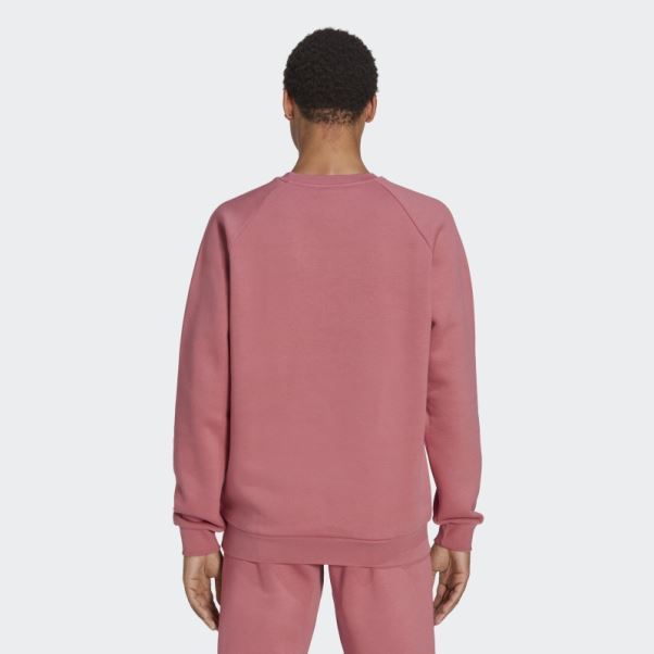 Sweat Ras Du Cou Adidas Trèfle Essentials Rose