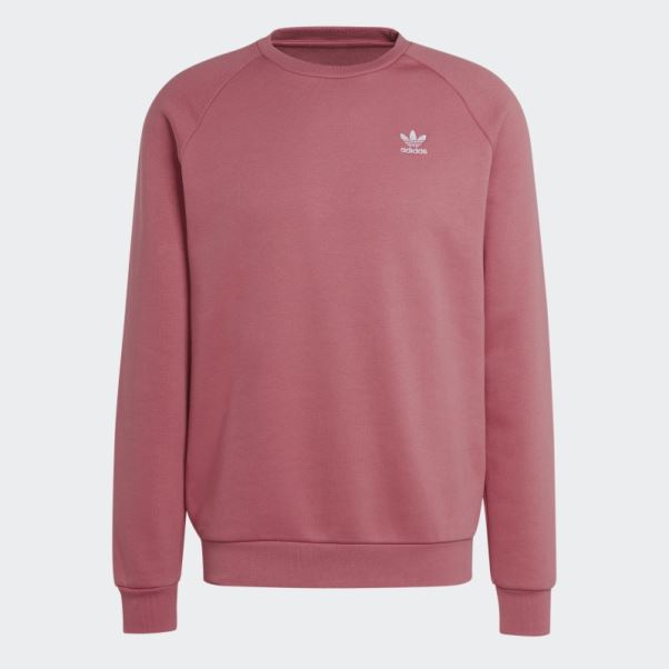 Sweat Ras Du Cou Adidas Trèfle Essentials Rose