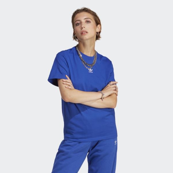 T-shirt Adidas Adicolor Essentials Regular Bleu