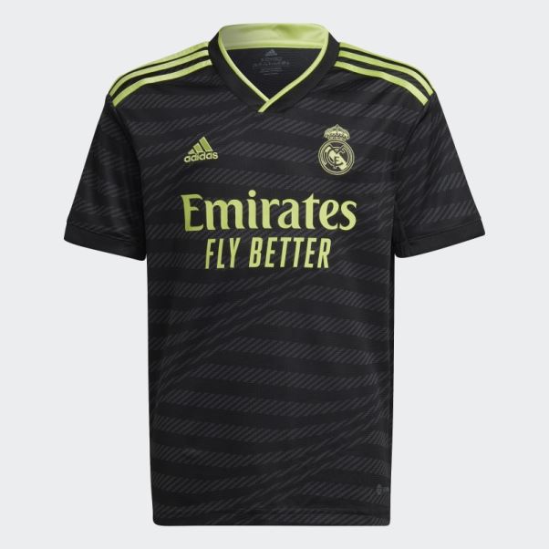 Maillot Adidas Real Madrid 22/23 Third Vert Citron Chaud