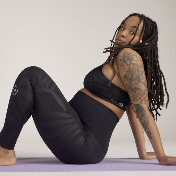 Adidas By Stella Mccartney Leggings De Yoga De Maternité Noir
