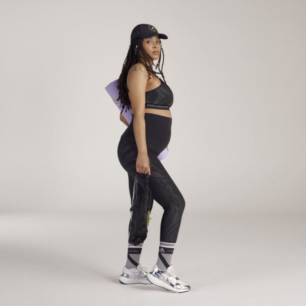 Adidas By Stella Mccartney Leggings De Yoga De Maternité Noir