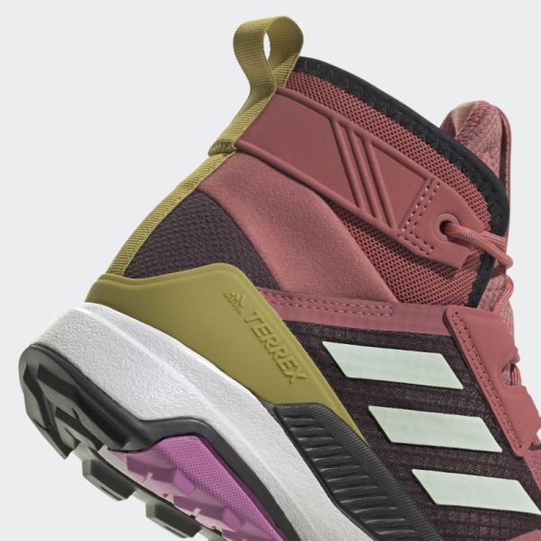 Chaussures Terrex Trailmaker Mid Gore-tex Adidas Rouge