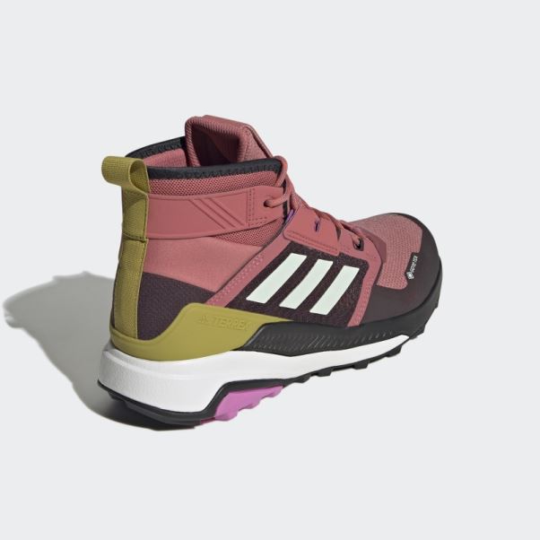 Chaussures Terrex Trailmaker Mid Gore-tex Adidas Rouge