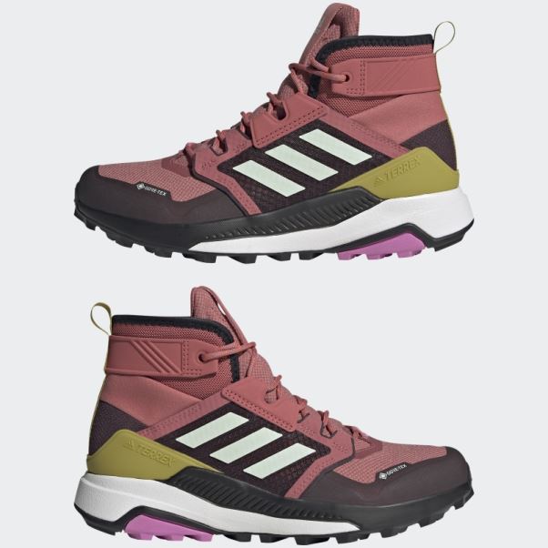 Chaussures Terrex Trailmaker Mid Gore-tex Adidas Rouge