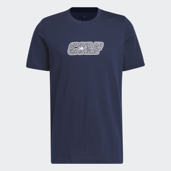 T-shirt De Golf Bleu Marine Adidas