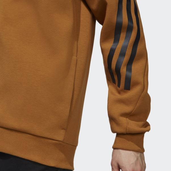 Sweat à Capuche Zippé à 3 Bandes Bronze Future Icons Adidas