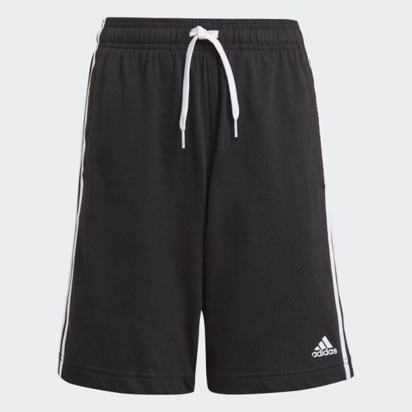 Short Adidas Essentials 3 Bandes Noir Chaud
