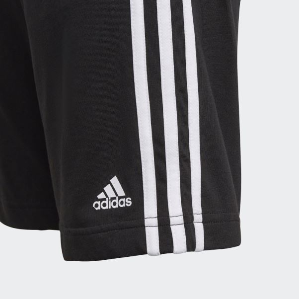 Short Adidas Essentials 3 Bandes Noir Chaud