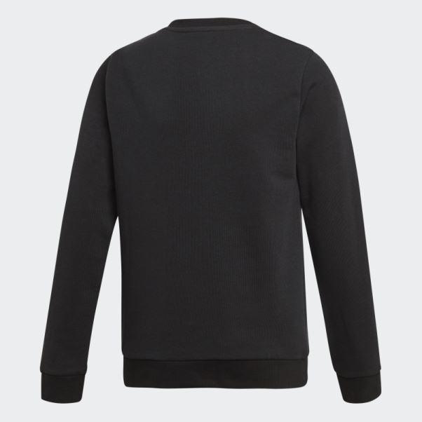 Sweat Adidas Trefoil Crew Noir