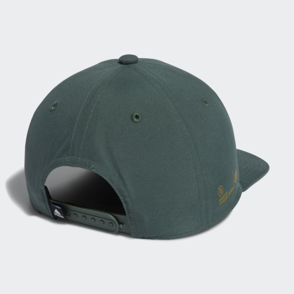 Casquette Snapback 3-bar Offset Vert Oxyde Adidas