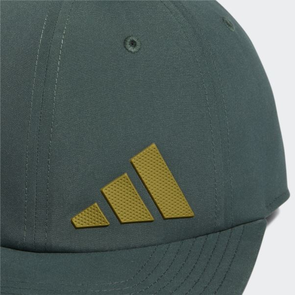 Casquette Snapback 3-bar Offset Vert Oxyde Adidas