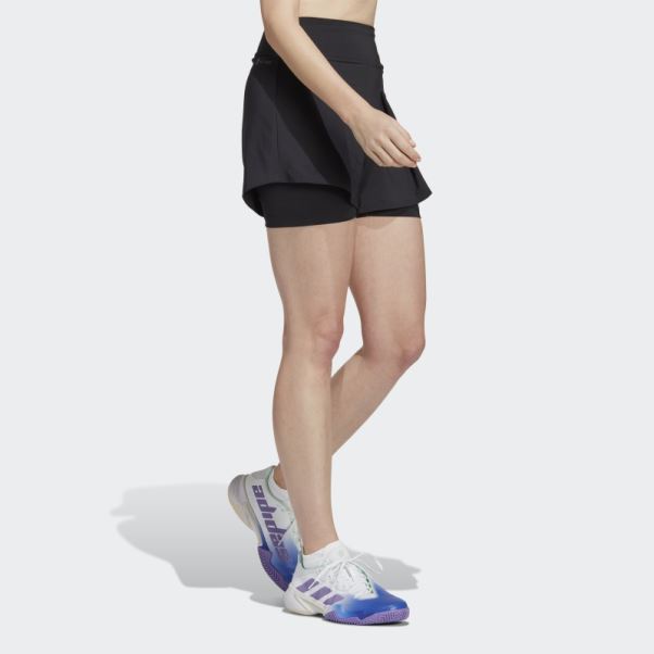 Short De Match De Tennis Noir Adidas