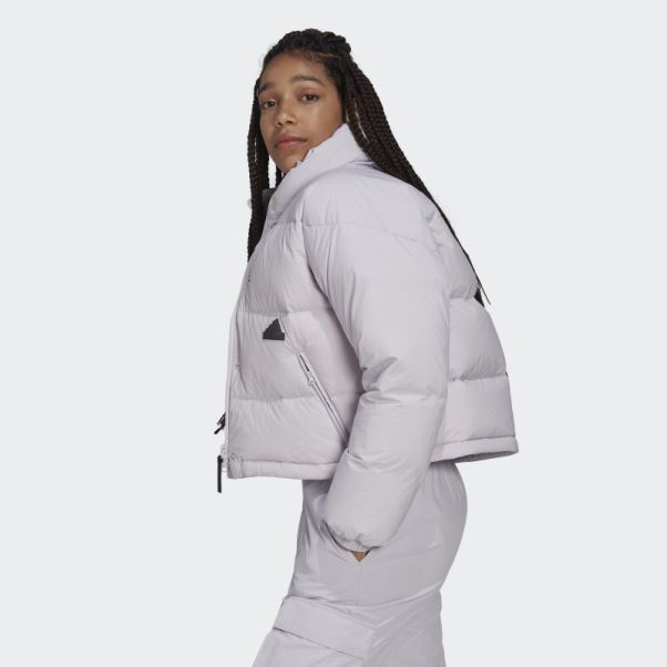 Doudoune Adidas Aube Argentée