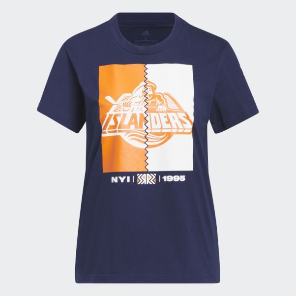 T-shirt Meneur De Jeu Des Insulaires Bleu Marine Adidas