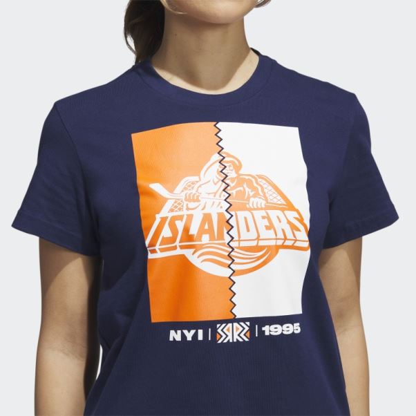 T-shirt Meneur De Jeu Des Insulaires Bleu Marine Adidas