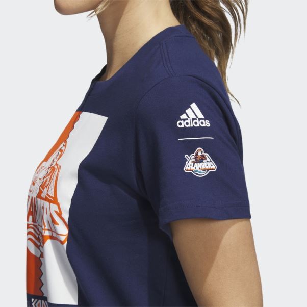 T-shirt Meneur De Jeu Des Insulaires Bleu Marine Adidas