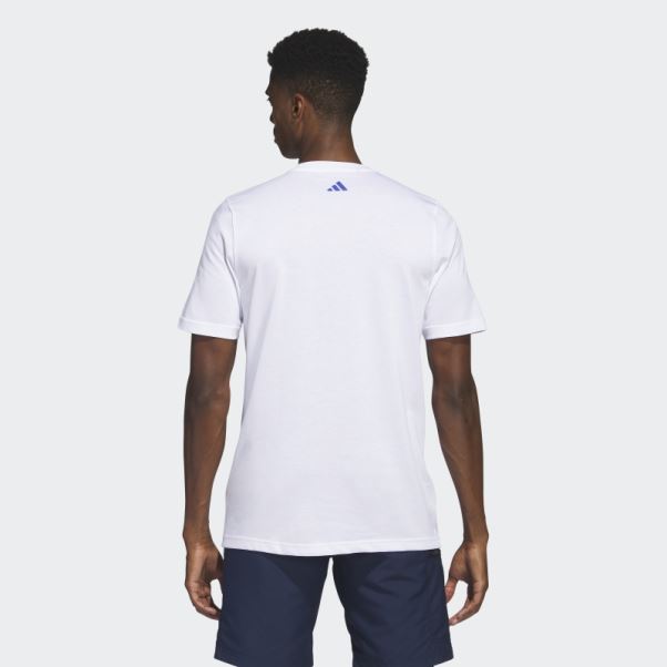 Tee De Golf Blanc Adidas