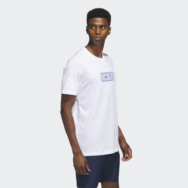Tee De Golf Blanc Adidas