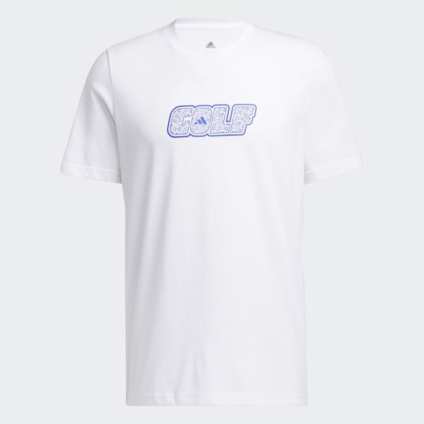 Tee De Golf Blanc Adidas