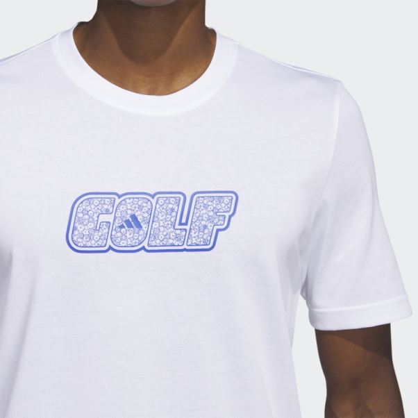 Tee De Golf Blanc Adidas