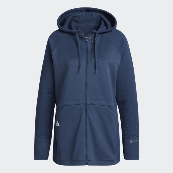 Parka Zippée Adidas Cold.rdy Bleu Marine