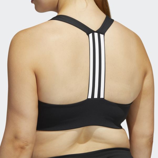 Soutien-gorge Noir Adidas Powerimpact Training Medium-support (taille Plus)
