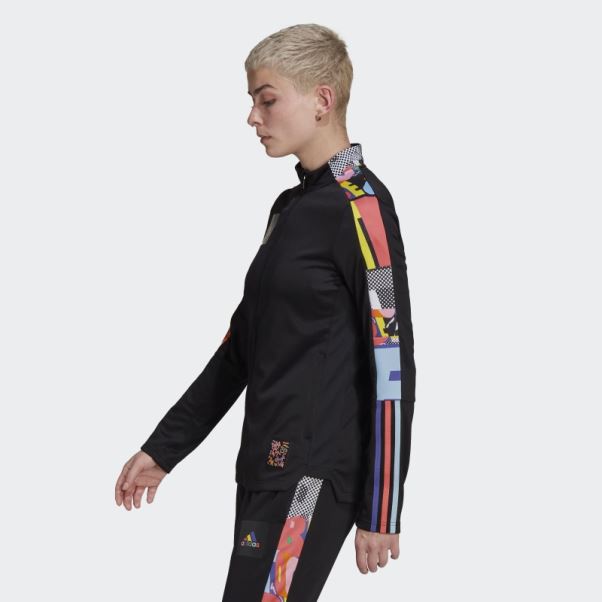 Veste De Survêtement Tiro Pride Adidas Noir